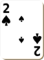 White Deck 2 Of Spades