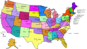 United States Map With Capitals And State Names