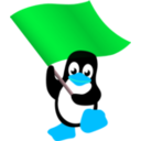 download Commie Tux clipart image with 135 hue color