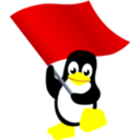 download Commie Tux clipart image with 0 hue color