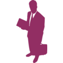 download Businessman clipart image with 90 hue color