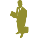 download Businessman clipart image with 180 hue color