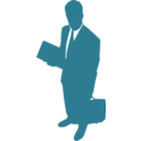 download Businessman clipart image with 315 hue color