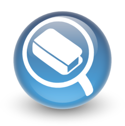 Glossy Search Icon For Opac