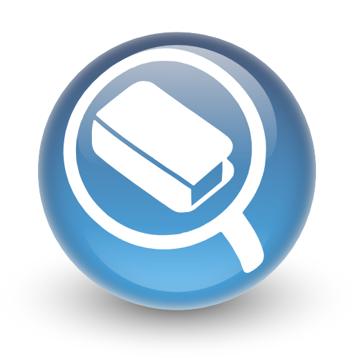 Glossy Search Icon For Opac