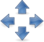 Tango Style Arrows Blue