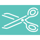 download A Pair Of Scissors clipart image with 135 hue color