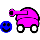 download Tank clipart image with 180 hue color