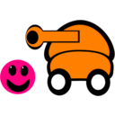 download Tank clipart image with 270 hue color