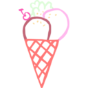 download Ice Cream Cone Linda Kim 01 clipart image with 315 hue color