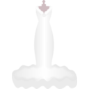 download Wedding Dress 2 clipart image with 45 hue color