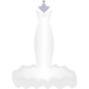 download Wedding Dress 2 clipart image with 315 hue color