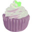 download Cupcake clipart image with 90 hue color