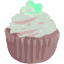 download Cupcake clipart image with 135 hue color