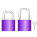 download Lock And Key clipart image with 225 hue color