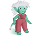 download Troll clipart image with 135 hue color