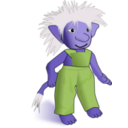 download Troll clipart image with 225 hue color
