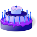 download Cake clipart image with 225 hue color