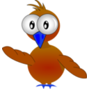 download Tweety clipart image with 180 hue color