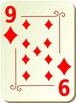 Ornamental Deck 9 Of Diamonds