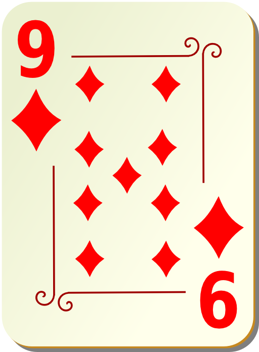 Ornamental Deck 9 Of Diamonds