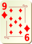 Ornamental Deck 9 Of Diamonds