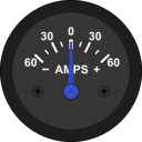 download Automotive Amp Meter clipart image with 225 hue color