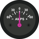 download Automotive Amp Meter clipart image with 315 hue color