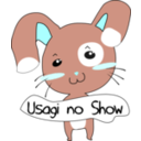 download Usagi No Show clipart image with 180 hue color