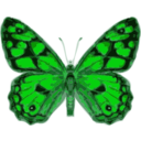 download Butterfly clipart image with 90 hue color