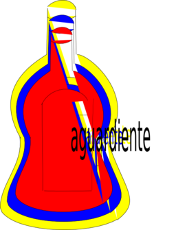 Botella Aguardiente