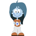 download Cristal clipart image with 180 hue color