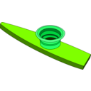 download Kazoo clipart image with 90 hue color