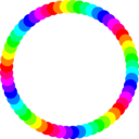 download 60 Circle Ring clipart image with 90 hue color