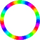 download 60 Circle Ring clipart image with 135 hue color