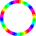 download 60 Circle Ring clipart image with 0 hue color