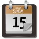 download Calendar Sheet clipart image with 180 hue color