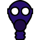 download Gas Mask clipart image with 180 hue color
