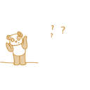download Confusedpanda clipart image with 180 hue color