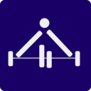 download Weight Lifting Pictogram clipart image with 45 hue color