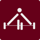 download Weight Lifting Pictogram clipart image with 135 hue color