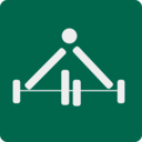 download Weight Lifting Pictogram clipart image with 315 hue color