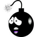 download Bomb Icon clipart image with 270 hue color