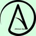 download Atheism Symbol A In Circle clipart image with 135 hue color