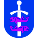 download Gdynia Coat Of Arms clipart image with 225 hue color