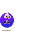 download Smiley Terrified Yellow Emoticon clipart image with 225 hue color
