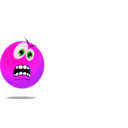download Smiley Terrified Yellow Emoticon clipart image with 270 hue color