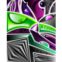 download Troubled Nature Phase Ii clipart image with 270 hue color