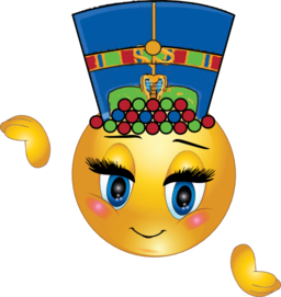 Pharaoh Girl Smiley Emoticon