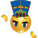 Pharaoh Girl Smiley Emoticon